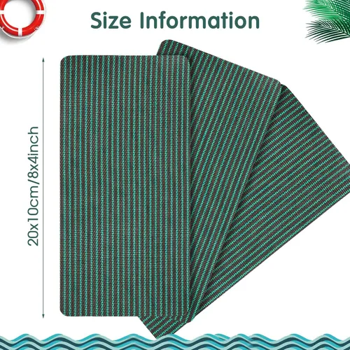 Miniatura 3 de Honoson Kit de parche para cubierta de seguridad para piscina, kit de reparación de cubierta de seguridad para piscina, parche autoadhesivo de malla