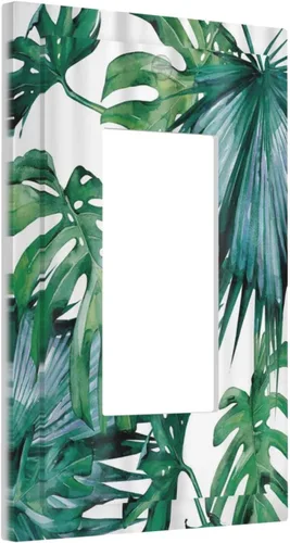 Miniatura 25 de Cubiertas Decorativas para Placas de Interruptor Abstracto Moderno de Mediados de Siglo Arco Boho Sol Dorado Hoja 1 Gang Placa de Pared Cubierta