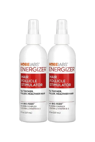 Miniatura 7 de Hobe Labs Energizer - Estimulador de folículos capilares con jojoba y vitamina B-5 para cabello más grueso y completo, 12 onzas