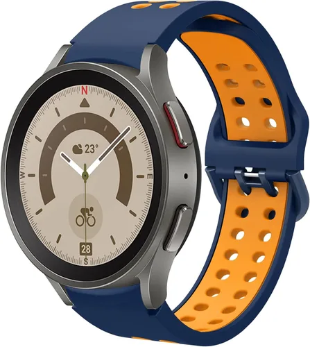 Miniatura 30 de VeveXiao Correa deportiva compatible con Samsung Galaxy Watch 5 Pro de 1.772 pulgadas/Watch 4 Classic 1.654 pulgadas/1.811 pulgadas, sin huecos