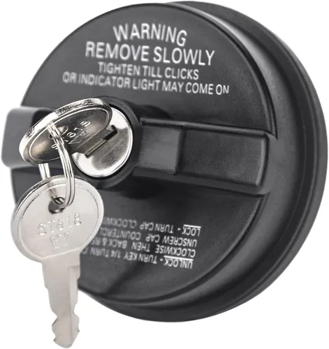 Tapa de gas con bloqueo con 2 llaves, tapa de combustible con bloqueo compatible con Chevy Honda, Nissan, Acura, Mazda, Cadillac, GMC Vehicle