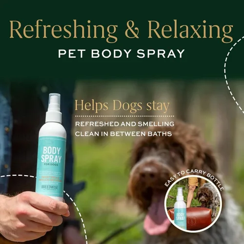 Miniatura 2 de Breedwise - Perfume en aerosol para perros, colonia de perro de larga duración para neutralizar olores, desodorante suave para cachorros y niebla