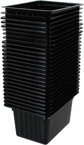 Miniatura 4 de Handy Pantry Micro Punnet Microgreens - Bandejas de cultivo de una sola porción – Paquete de 10 – 2 pulgadas por 3 pulgadas – 2 pulgadas de alto