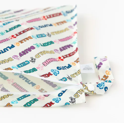 Miniatura 7 de Bumkins Disney - Bolsa húmeda impermeable para bebé, viajes, traje de baño, pañal de tela, piezas de bomba, piscina, playa, ropa de gimnasio