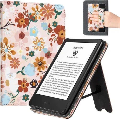 Miniatura 43 de CoBak Case for 6" E-Reader - PU Leather Smart Cover with Auto Sleep/Wake & Hand Strap