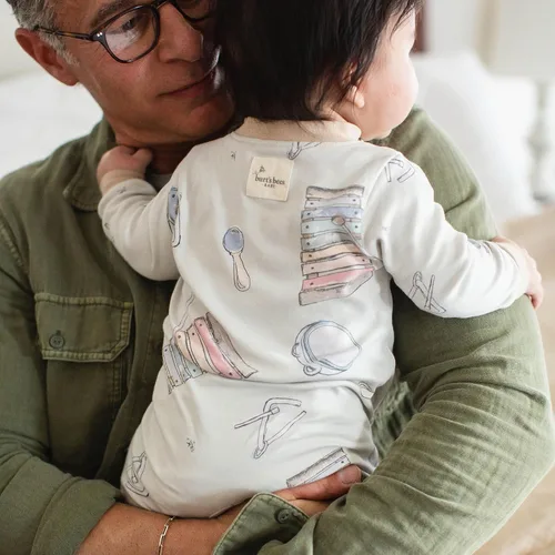 Miniatura 229 de Burt's Bees Baby - Pijama de una pieza para bebé, mameluco para dormir y jugar, algodón 100% orgánico, cremallera frontal