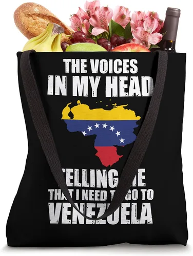 Miniatura 4 de voices teling me that i need to go to Venezuela Venezuelan Tote Bag