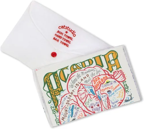 Miniatura 2 de Catstudio Acadia Paño de Cocina - Toalla de Cocina y de Mano de Recuerdo de Ciudad de EE.UU., Paños de Té Perfectos para Amantes de Acadia, Recuerdo