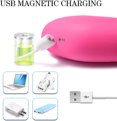 Miniatura 3 de Vibrador de punto G con forma de conejo para mujeres, estimulación del clítoris con 7 potentes vibraciones, Adorime recargable 3 en 1 masajeador