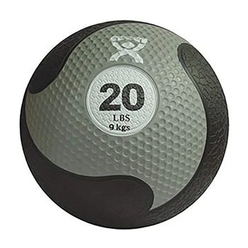 Miniatura 2 de CanDo Bolas medicinales de goma, 2 libras, amarillas