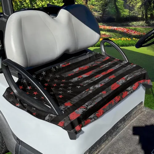 Miniatura 9 de AFPANQZ Toalla personalizada para cubierta de asiento de carrito de golf, añade tu texto, imagen, logotipo, nombre, protector de asiento de carrito