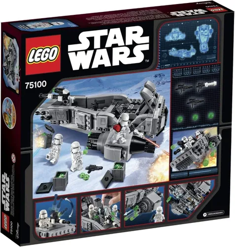Miniatura 3 de Kit de construcción de LEGO Star Wars Primer Orden Snowspeeder 75100