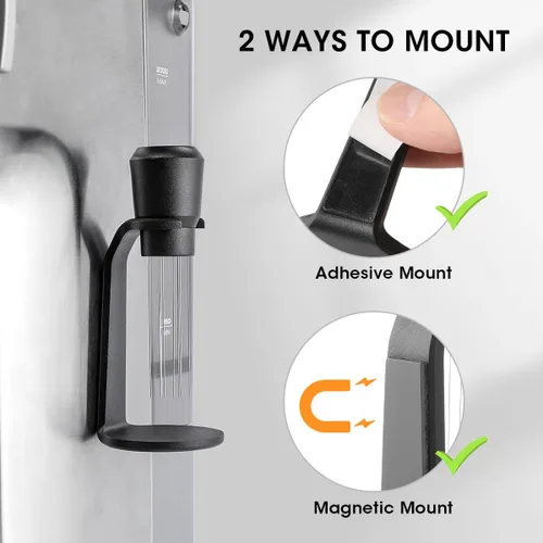 Miniatura 2 de Aieve WDT Tool Espresso, herramienta de distribución, accesorios de expreso, agitador de café de 10 agujas con soporte para barista