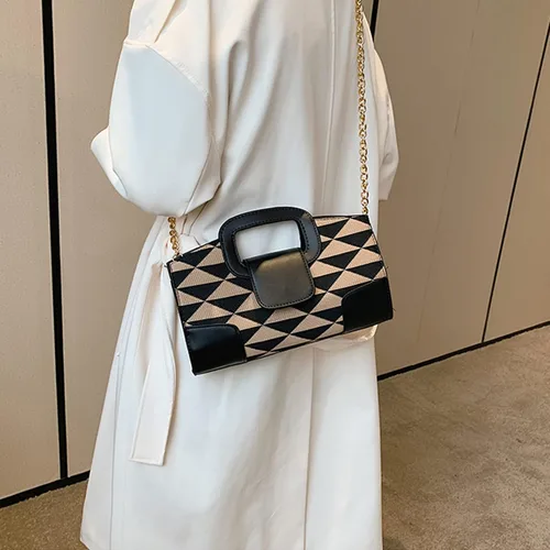 Miniatura 62 de ZLMBAGUS - Bolso de mano para mujer, diseño vintage con solapa y asa, de piel sintética, para llevar al hombro