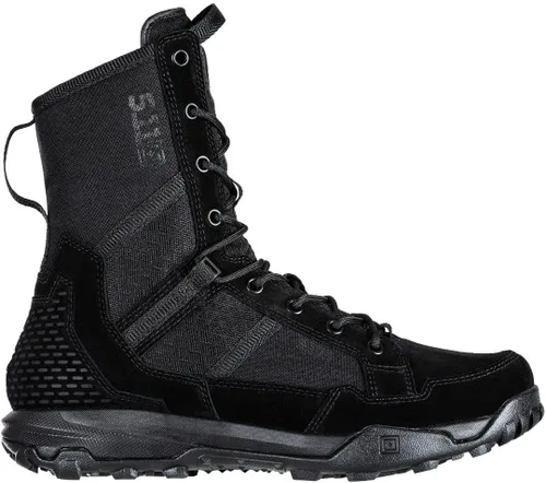 Miniatura 6 de 5.11 Tactical A/T Botas de estilo militar todoterreno de 8 pulgadas para hombre, para nieve, senderismo, trabajo, sin cremallera, resistentes al