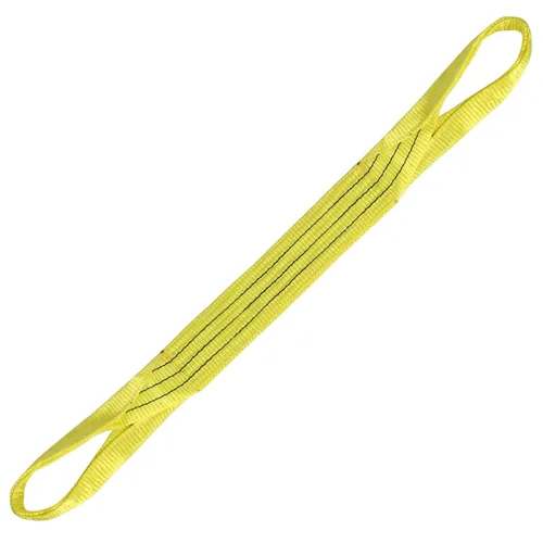 Miniatura 16 de Correas de elevación de 1 pulgada x 4 pies, 2 capas de alta resistencia plana de levantamiento de ojos, correas de nailon para levantamiento