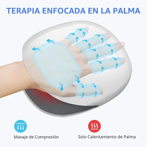 Miniatura 3 de COMFIER masajeador inalámbrico de manos con calor, 3 niveles de compresión de aire y calefacción, masajeador de manos recargable para aliviar