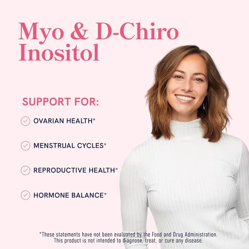 Miniatura 3 de Myo-Inositol & D-Chiro Inositol para el Equilibrio Hormonal para Mujeres Microesferas para Regular el Ciclo Menstrual y Apoyar la Salud Ovariana