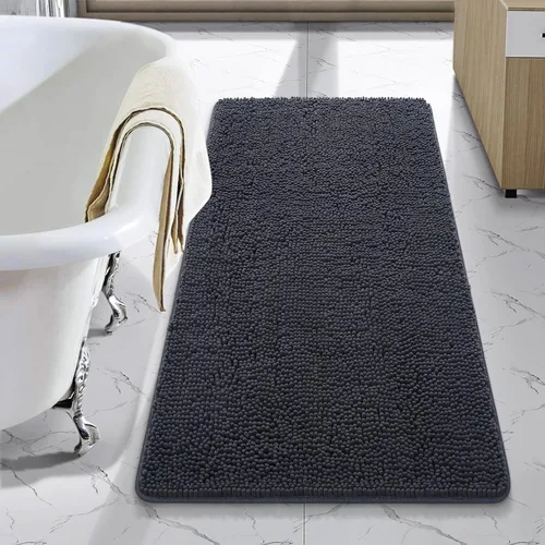 Miniatura 50 de LOCHAS Alfombra de Baño de Lujo Lanuda Tapete de Baño 24 x 17 Pulgadas, Alfombras de Baño Lavables Antideslizantes para Baño y Ducha, Alfombras