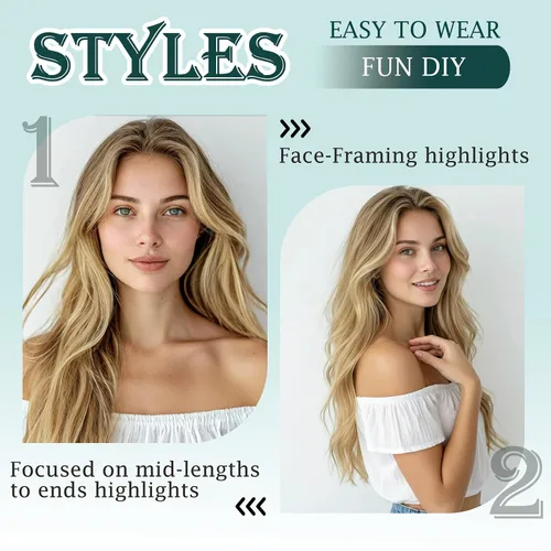 Miniatura 3 de Benehair 6 extensiones de cabello corto con clip, 100% cabello humano real, sin costuras e invisibles, para mujeres, con volumen instantáneo