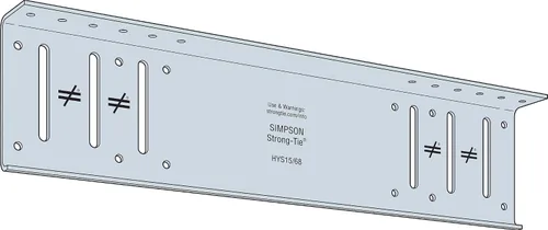 Miniatura 6 de Simpson Strong-Tie HYS15/68-KT25 HYS 15 pulgadas. Puntal híbrido de derivación de calibre 14 (25 cantidades)