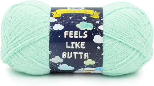 Miniatura 41 de Lion Brand Yarn - Hilo Feels Like Butta, hilo aterciopelado suave para tejer y hacer ganchillo, paquete de 1, Negro