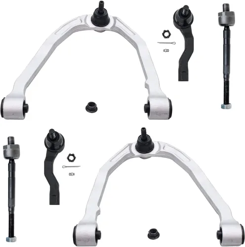 Miniatura 84 de Detroit Axle - Kit de extremo delantero para Chrysler 300 Dodge Charge Challenger 2011-2023, 2 brazos de control inferiores traseros 2 rótulas