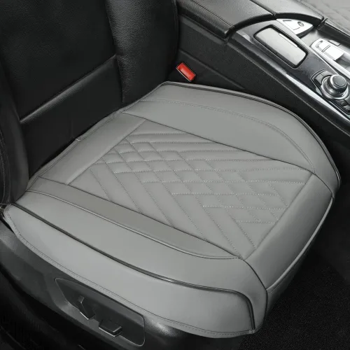 Miniatura 20 de GIANT PANDA 1 funda de asiento delantero de automóvil, protector de asiento de automóvil de piel sintética para el 95% de los vehículos, se adapta