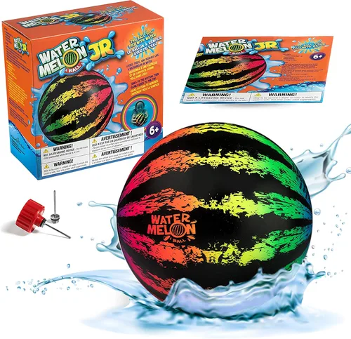Watermelon Ball Sandía de piscina para niño de 8 a 12 años, pelota de 6.5 pulgadas para adolescente, adulto, familia, juego divertido, fútbol