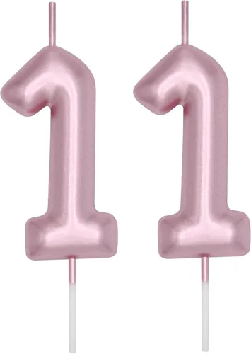 Miniatura 167 de DERVENTA Vela con números de 2.36 pulgadas, decoración perfecta para cumpleaños, brunch, postre, pastel, 1 pieza (número 0 rosa)