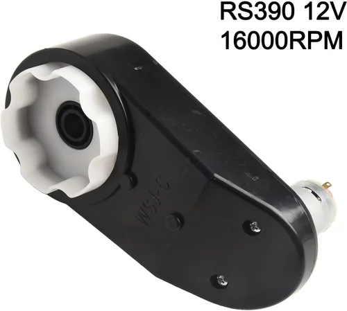 Miniatura 2 de Reemplazo del motor de caja de cambios eléctrica de 12 V, RS390 RS550, transmisión de CC de alto par para montar en autos de juguete, engranajes