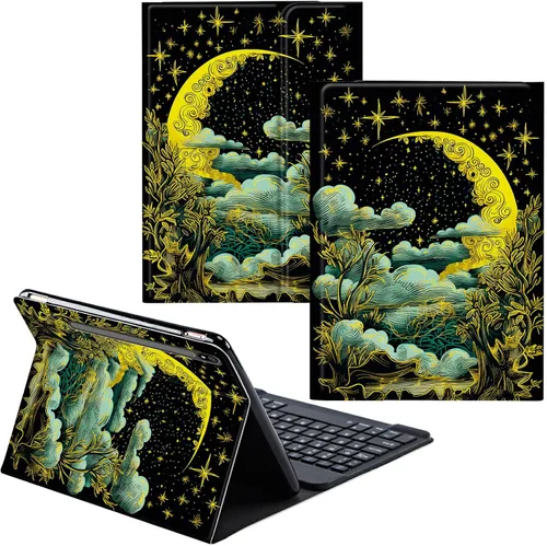 Miniatura 24 de Para Samsung Galaxy Tab S6 Lite Funda 2022/2020 Teclado Inalámbrico Desmontable Y Cubierta De Soporte De Cuero PU Funda Protectora Para Samsung