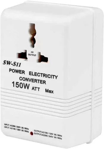 Adaptador de viaje del convertidor de voltaje de 150 W, convertidor de corriente AC110V/120V a 220V/240V Step-Up & Down Transformador del