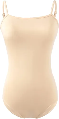 Miniatura 4 de Leotardos de baile nude para mujer con correas ajustables