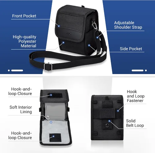 Miniatura 3 de JJC Funda de viaje para cámara Sony A6700 A6000 A6100 A6400 A6500 A6300+lente de 0.630-1.969 in, RX1R III, para Fujifilm X-E5 X100VI X100V, Ricoh
