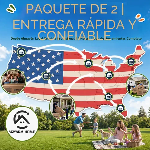 Miniatura 8 de ACWARMHOME - Trampolín para exteriores de 16 pies, 15 pies, 14 pies, 12 pies, 10 pies, 8 pies con recinto, marco recubierto antioxidante, Negro
