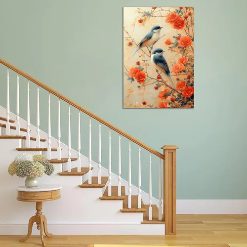 Miniatura 3 de ZUMOOO Vintage Flower Wall Art Wonderful For Modern Living Room, Bedroom, Hotel, Apartment,Restaurant, Kitchen, Classroom, Office Stylish Wall