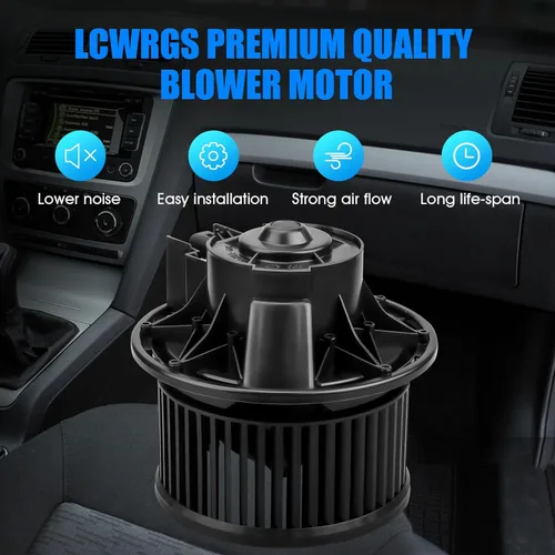 Miniatura 2 de Motor de soplador de CA delantero con ventilador para Jeep Wrangler TJ Liberty KJ Cherokee HVAC 2002 2003 2004 2005 2006 Motor de soplador