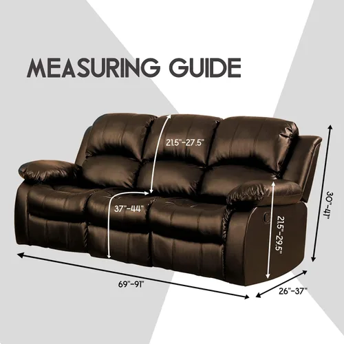 Miniatura 6 de ULTICOR - Juego de 8 fundas para sofá reclinable de jacquard, fundas para sofá reclinable elásticas para 3 cojines, gruesas, suaves, lavables Gris