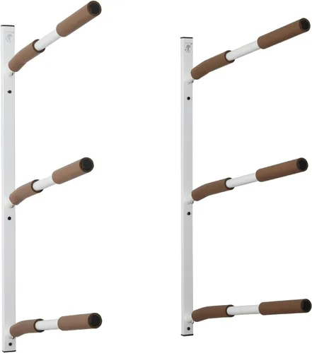 Miniatura 10 de SPAREHAND Edición Premium: Rack híbrido de montaje en pared para SUP y kayaks Azul