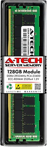 Miniatura 185 de A-Tech 4GB DDR4 2133MHz PC4-17000 ECC RDIMM 1Rx8 Single Rank 1.2V ECC Registered DIMM de 288 pines Módulo de actualización de memoria RAM