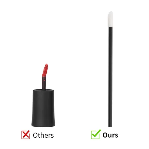 Miniatura 4 de ChefBee 200 aplicadores de brillo de labios desechables, sin pelusa, cepillo de labios aplicador de lápiz labial, kits de herramientas de belleza