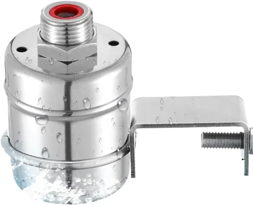Miniatura 4 de Válvula de flotador de acero inoxidable con control de nivel de agua de 1/2 pulgadas, válvula de flotador automática completa válvula de bola 35 mm.