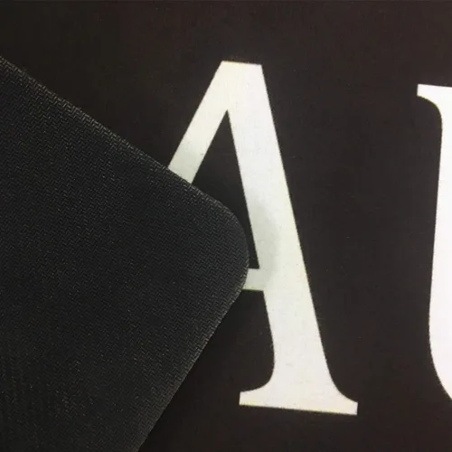 Miniatura 7 de ABREEZE Alfombra negra antideslizante para lavandería, alfombra de goma duradera, alfombra de área negra, alfombra de entrada, alfombra de granja