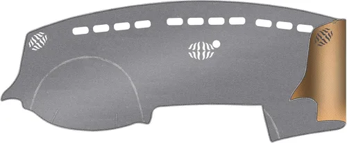 Miniatura 27 de Cubierta del Tablero Alfombrilla del Salpicadero Ajuste para Chevy Equinox 2024-2018 (Sin Modelos HUD), Alfombrilla del Tablero del Coche Negro