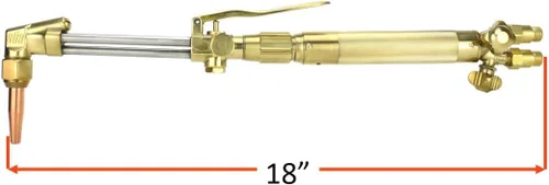 Miniatura 2 de SÜA - Antorcha de oxicombustible resistente compatible con Harris con válvulas de retención + punta de corte + punta de soldadura + punta