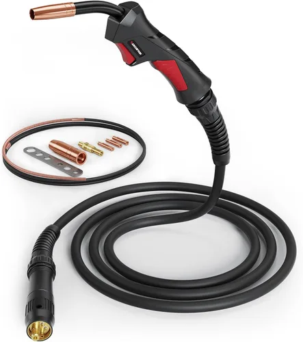 Miniatura 7 de ARCCAPTAIN MB15 15AK MIG - Antorcha para pistola de soldadura MIG, repuesto para antorcha MB15 MIG, conexión Euro para MIG200, MIG200FIT