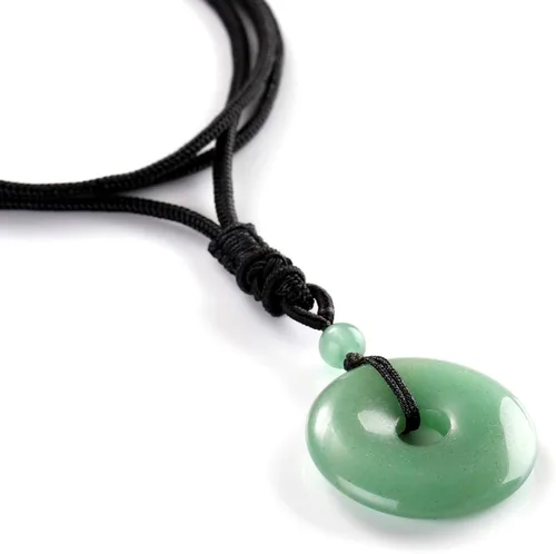 Miniatura 3 de Jovivi - Collar con cuerda ajustable de 1.181pulgadas (30 mm) con piedras naturales curativas y semipreciosas de los colores de los chakras