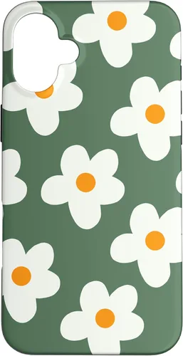 Miniatura 22 de Retro 60s flower vintage floral pattern sage green Groovy Case for iPhone 16