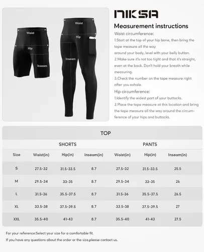 Miniatura 6 de Niksa Paquete de 5 pantalones cortos de compresión para hombre, ropa interior de compresión de elastano, pantalones cortos para correr